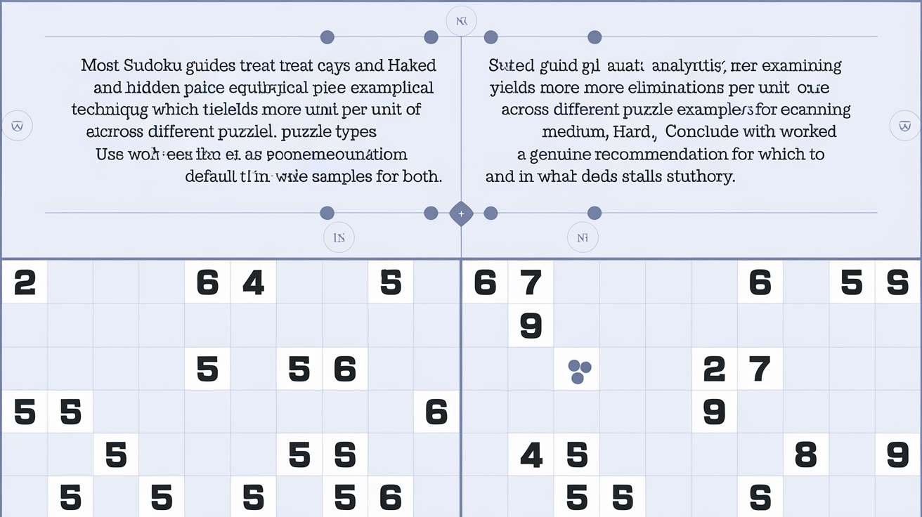 Naked Pairs vs Hidden Pairs: An Empirical Analysis of Elimination Efficiency in Sudoku